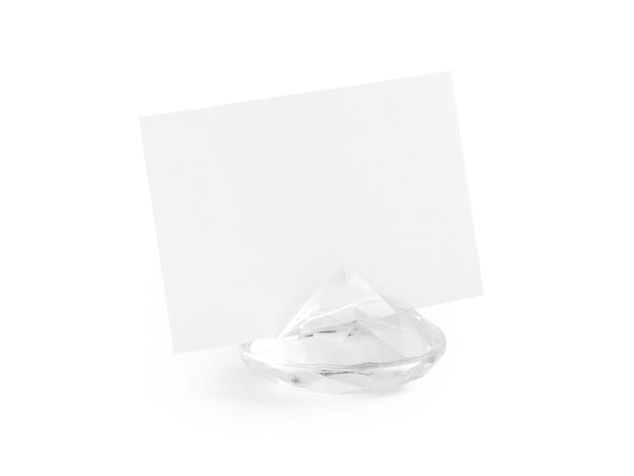 Porte-carte de table diamant, 40mm