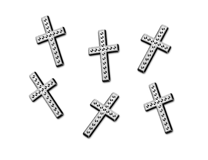 Streuartikel Kreuz als Tischdeko, 27mm