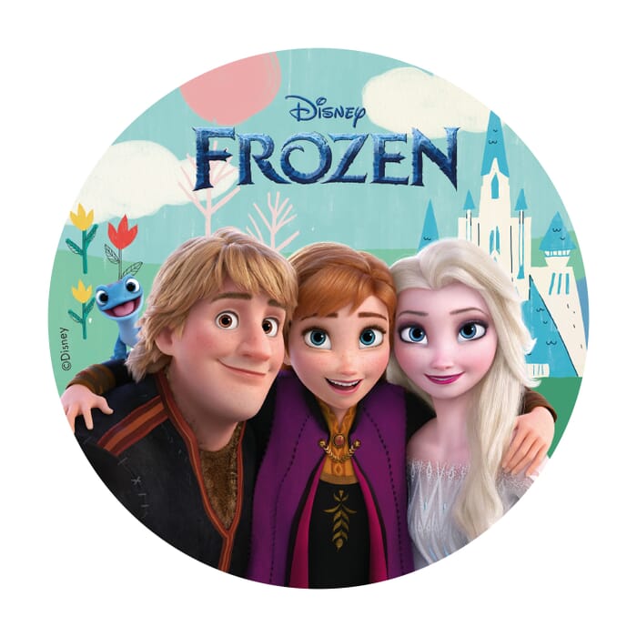 Essbare Tortenaufleger Disney Frozen II Elsa, Anna, Olaf Cake Topper Tortendeko