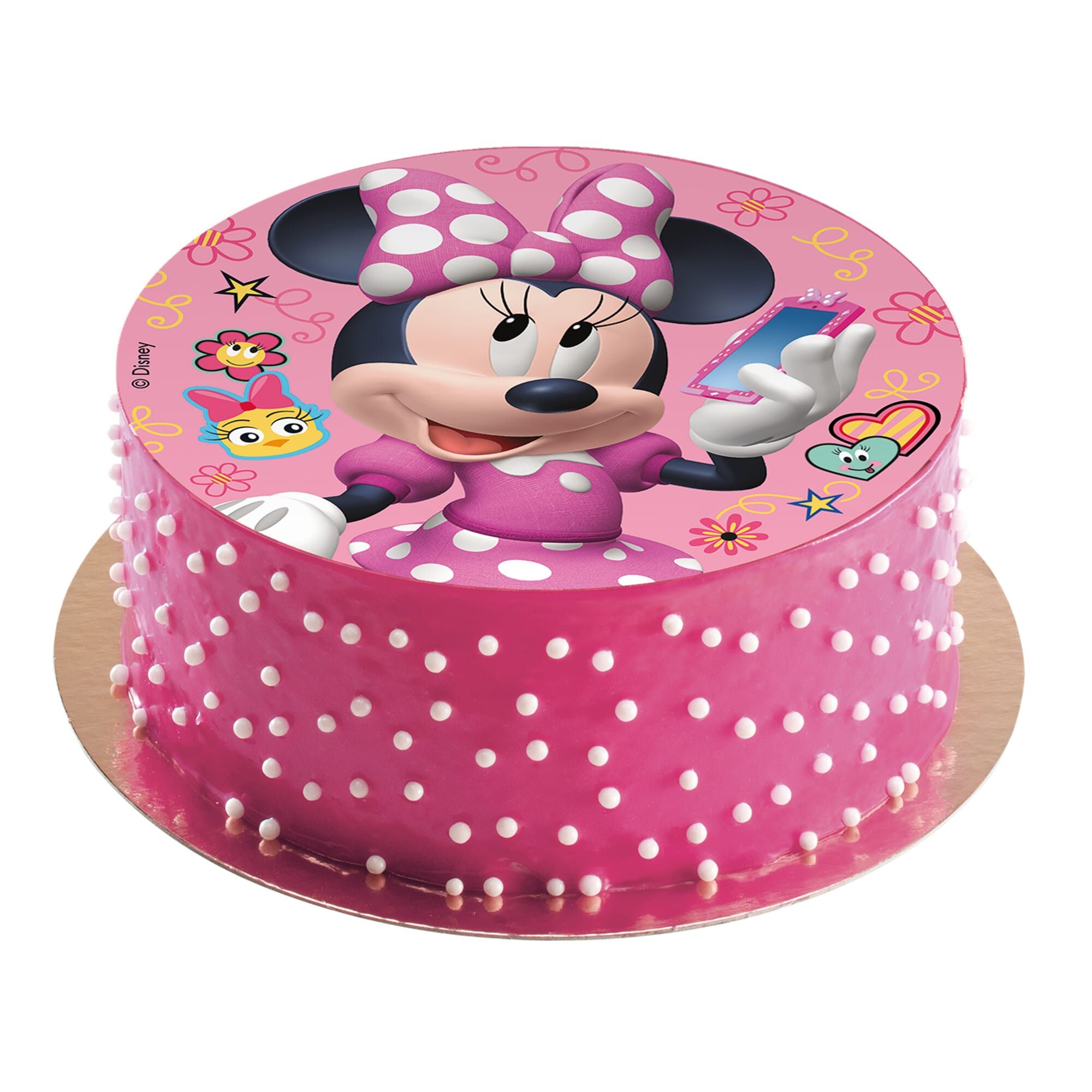 Garniture de gâteau comestible Disney Minnie Mouse Cake Topper Décoration  de gâteau