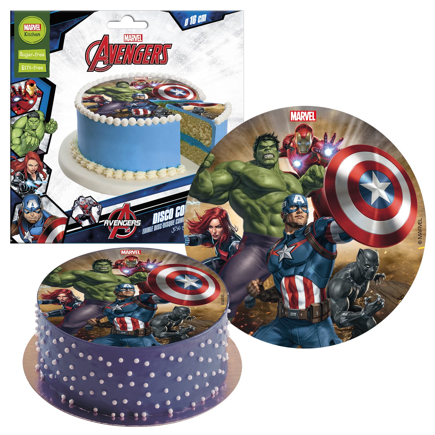 AVENGERS Party Edible Cake Topper Image Frosting Sheet | Edible Party Images