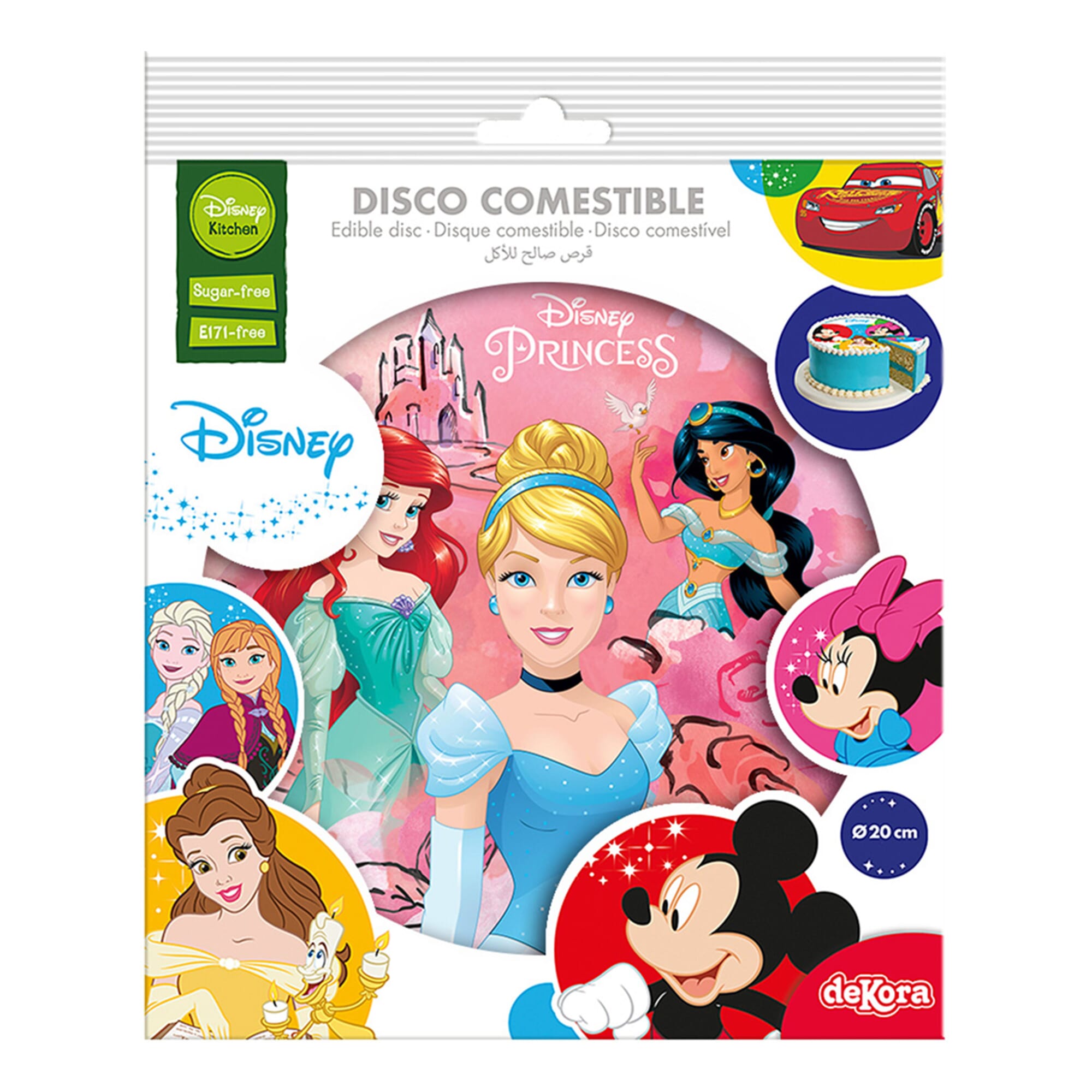 Set von 12 Disney Prinzessinnen Cupcake Topper - .de