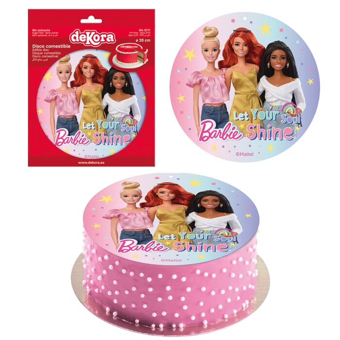Essbare Tortenaufleger Barbie & Friends Cake Topper Tortendeko