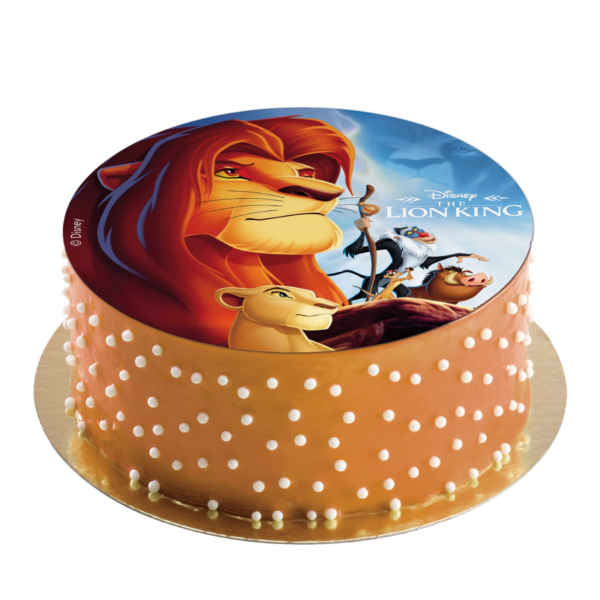 Décoration de gâteau comestible Le roi lion Cake Topper 20cm