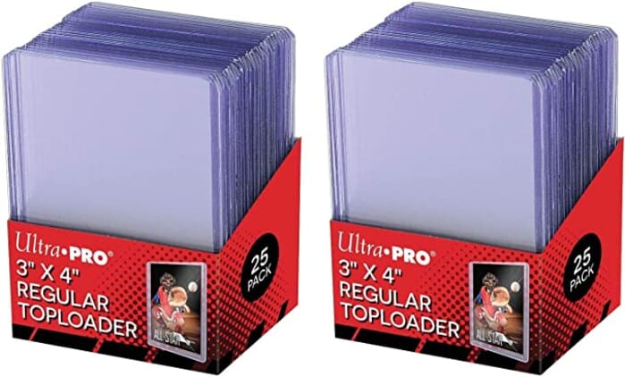 [Paket] Ultra Pro Toploader 3 x 4 Inch Regular Clear Kartenhüllen