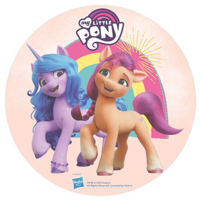 Essbare Tortenaufleger 20cm My Little Pony Cake Topper Tortendeko