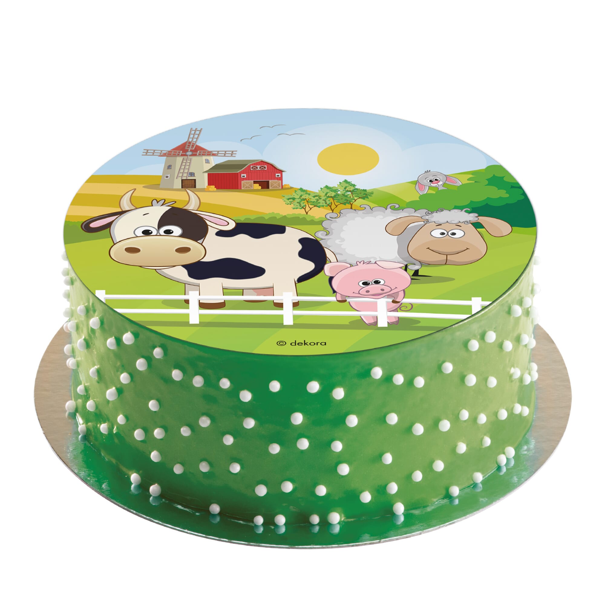Décoration personnalisée pour anniversaire thème animaux de la ferme