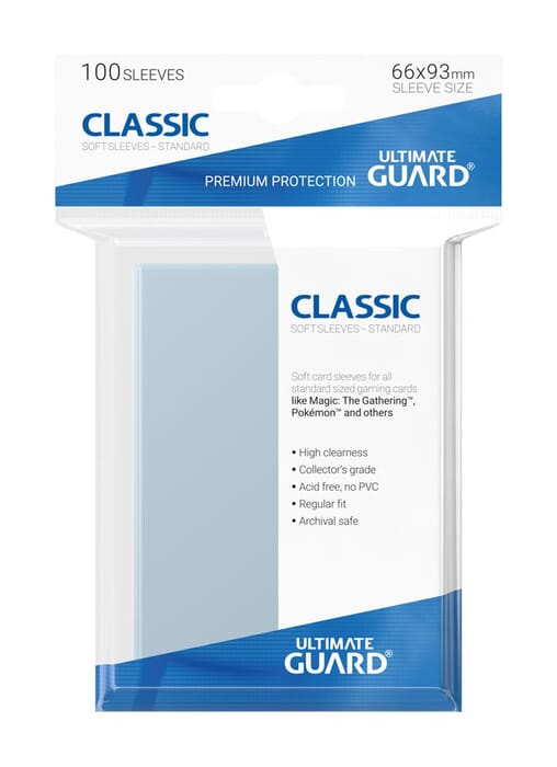 Ultimate Guard Standard Sleeves 66x93mm Transparent 100 Stück 
