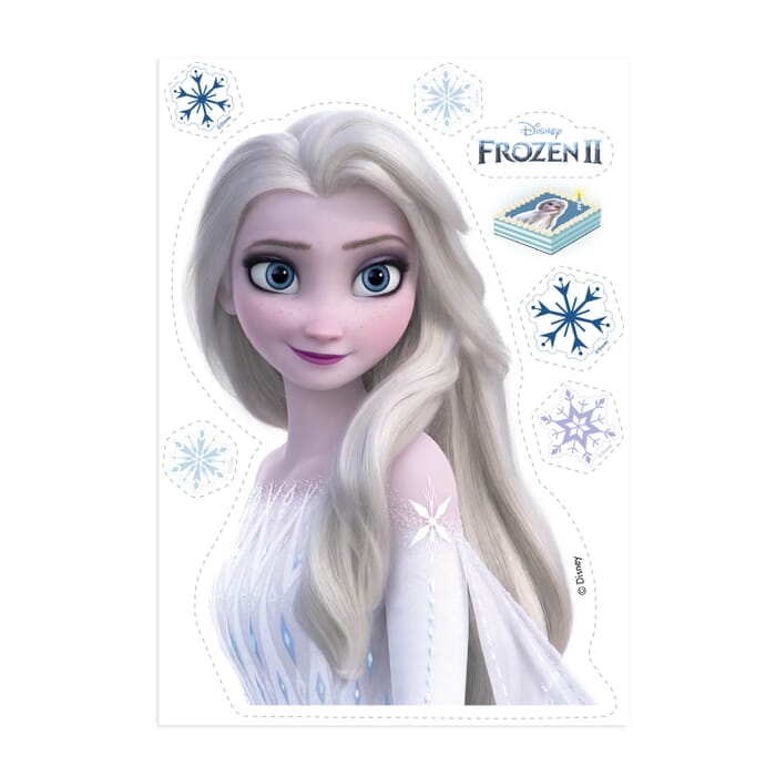 Essbare Tortendeko Disney Frozen Elsa, 14.8x21cm, Tortenaufleger Cake Topper