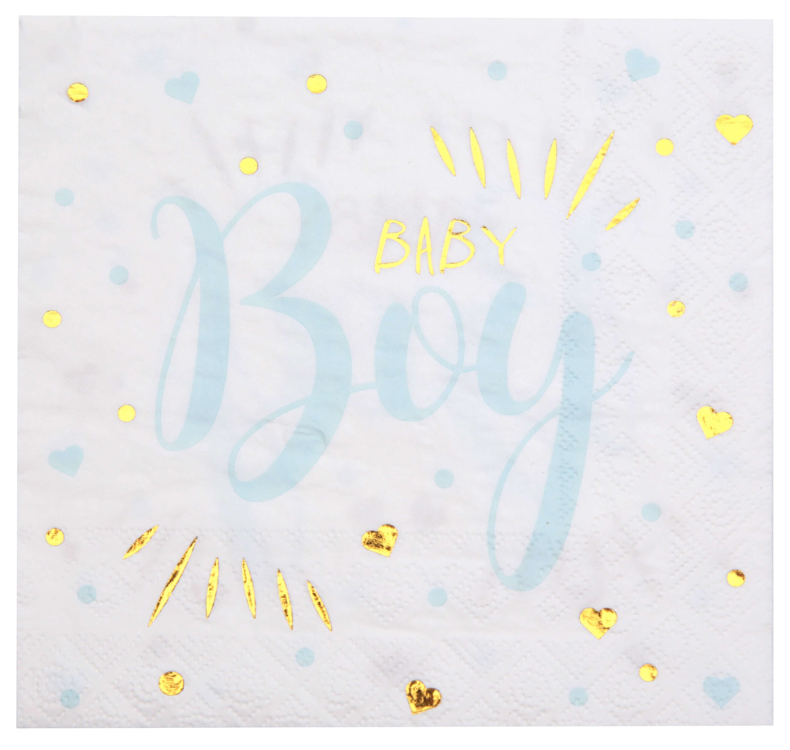 Baby shower best sale napkins boy