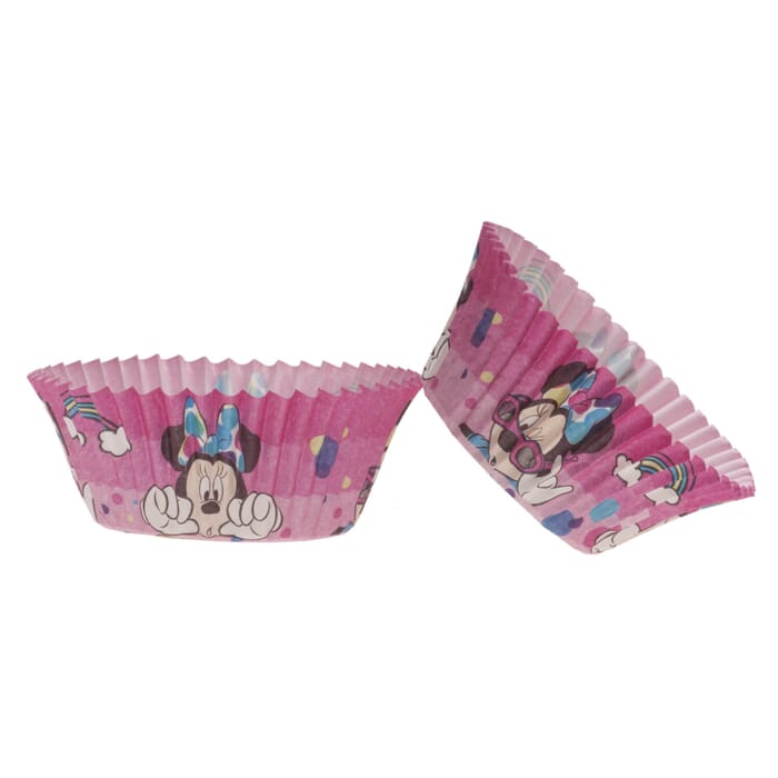 Muffinschalen Minnie Mouse für Muffins und Cupcakes, 5cm Durchmesser, 25 Stück