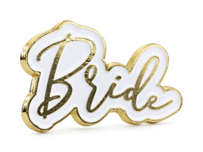 Anstecker-Pin Bride & Brides Babes, 3.5cm zum Junggesellenabschied