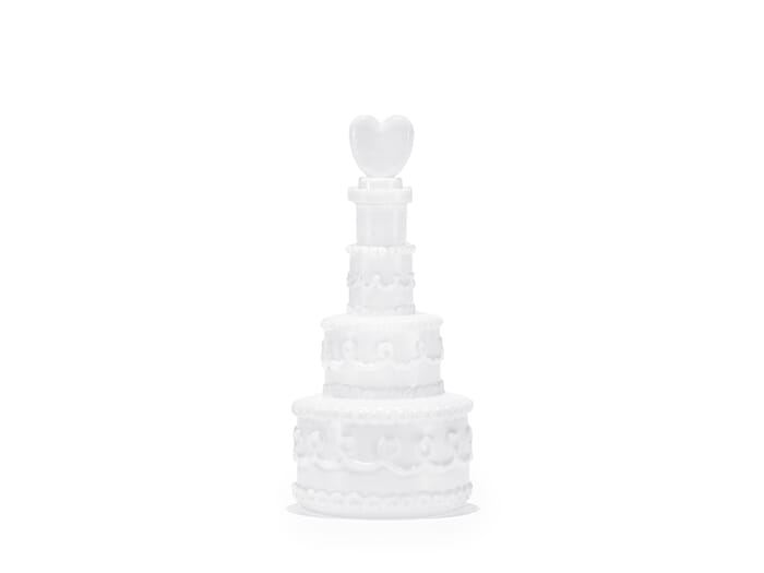 Seifenblasen in Hochzeitstortenform, weiß, 24 Stk.